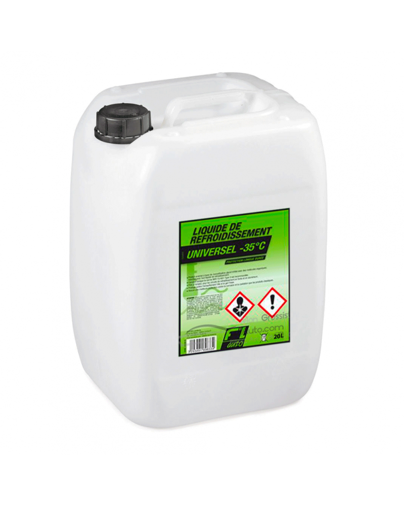 Liquide de refroidissement universel vert - 20 L - FL'AUTO | Mongrossisteauto.com Liquide de refroidissement universel vert - 20 L - FL'AUTO | Mongrossisteauto.com