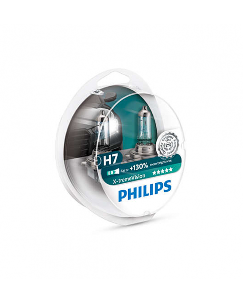 Ampoule H7 Phillips Xtrem Vision +130% 12V 55W | Mongrossisteauto.com