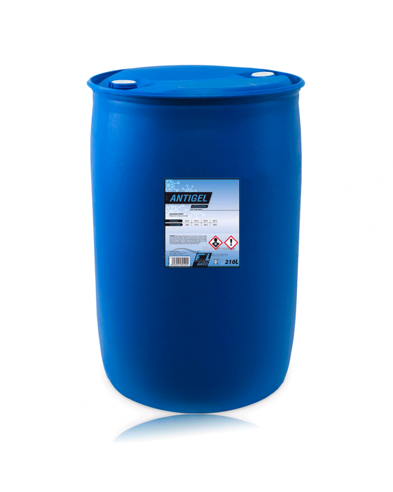 Antigel - Liquide de refroidissement mineral bleu - 210 L - FL&#039;AUTO | Mongrossisteauto.com