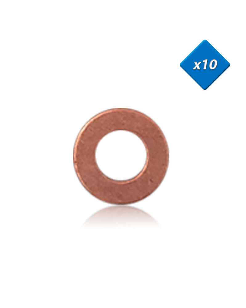 Joint cuivre injecteur, 8,3x16 - x10 - OE: 7701058113 - 3RG | Mongrossisteauto.com Joint cuivre injecteur, 8,3x16 - x10 - OE: 7701058113 - 3RG | Mongrossisteauto.com