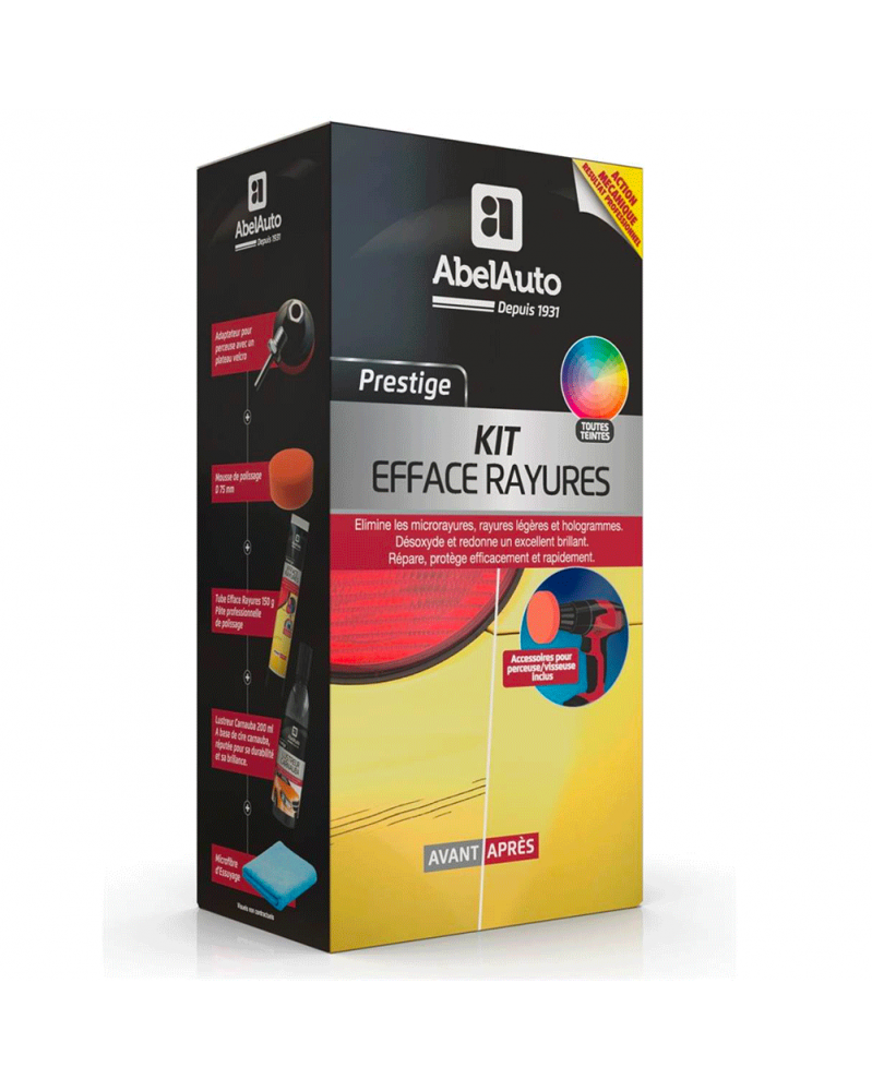 Kit efface rayures 5 pièces - Abel Auto | Mongrossisteauto.com
