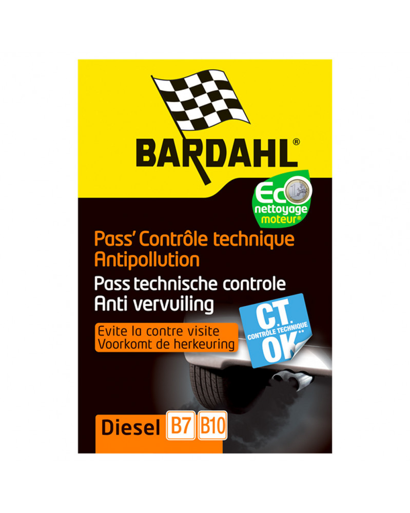 Bardahl Pass contrôle technique diesel, antipollution |Mongrossisteauto.com