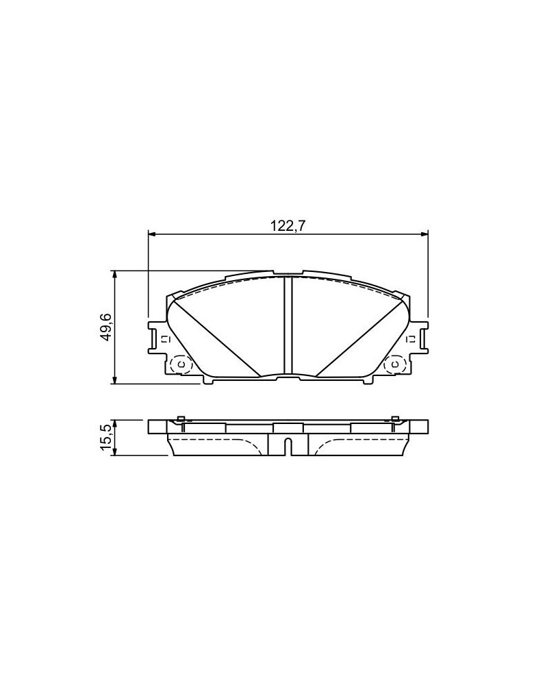 Kit de plaquettes de frein, frein à disque BOSCH Ref : 0 986 494 670 | Mongrossisteauto.com Kit de plaquettes de frein, frein à disque BOSCH Ref : 0 986 494 670 | Mongrossisteauto.com