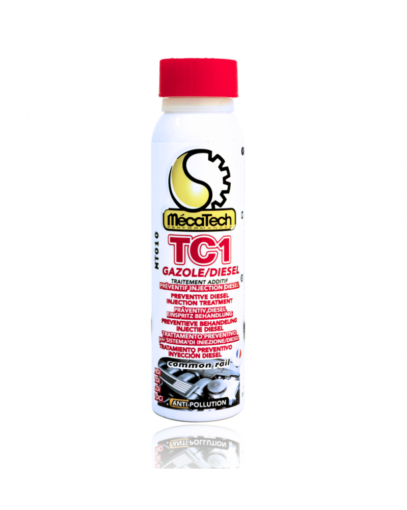 TC1 traitement diesel préventif nettoyant injecteurs, 200ml - Mecatech | mongrossisteauto.com