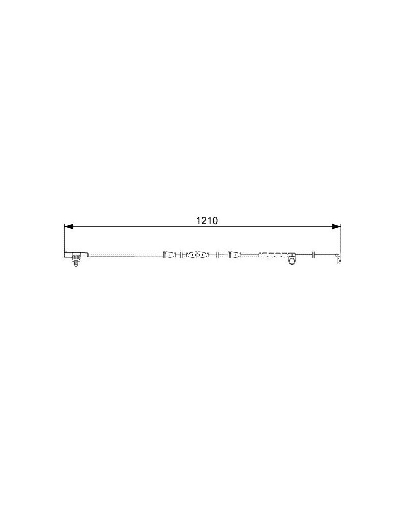 Contact d'avertissement, usure des plaquettes de f BOSCH Ref : 1 987 473 054 | Mongrossisteauto.com