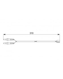 Contact d'avertissement, usure des plaquettes de f BOSCH Ref : 1 987 474 519 | Mongrossisteauto.com