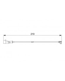 Contact d'avertissement, usure des plaquettes de f BOSCH Ref : 1 987 474 520 | Mongrossisteauto.com