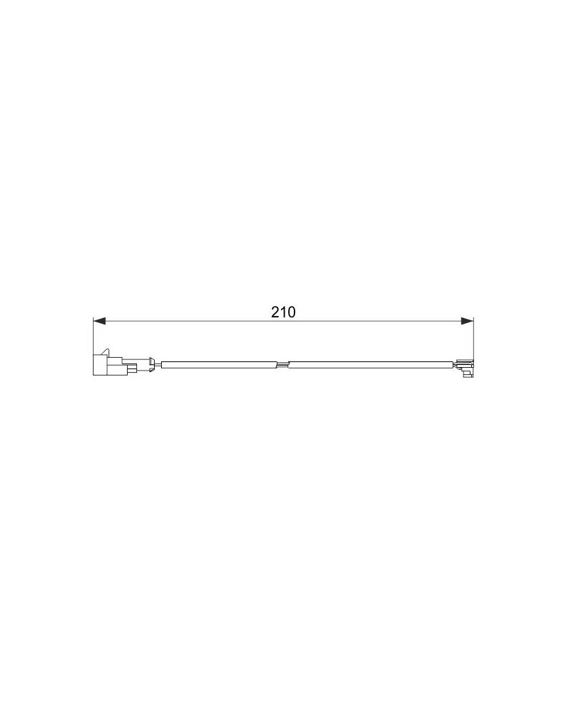 Contact d'avertissement, usure des plaquettes de f BOSCH Ref : 1 987 474 520 | Mongrossisteauto.com