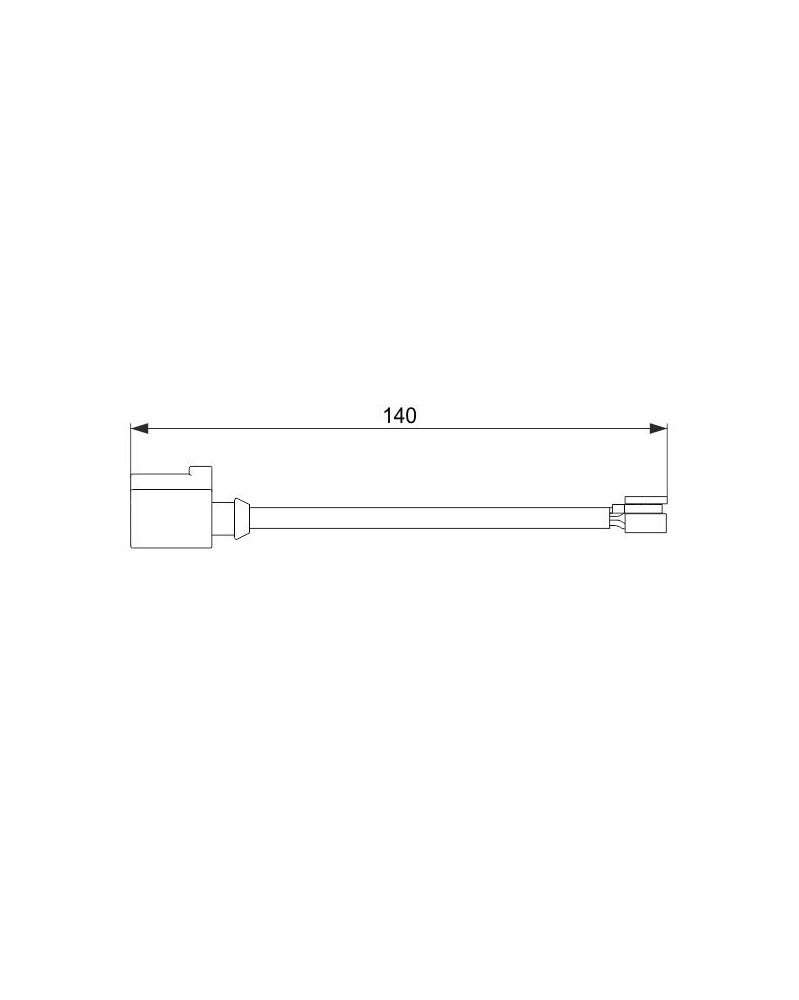 Contact d'avertissement, usure des plaquettes de f BOSCH Ref : 1 987 474 566 | Mongrossisteauto.com