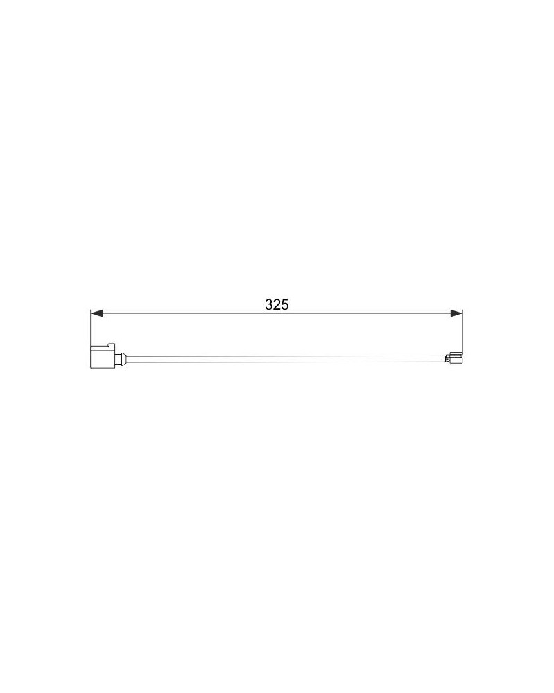 Contact d'avertissement, usure des plaquettes de f BOSCH Ref : 1 987 474 567 | Mongrossisteauto.com