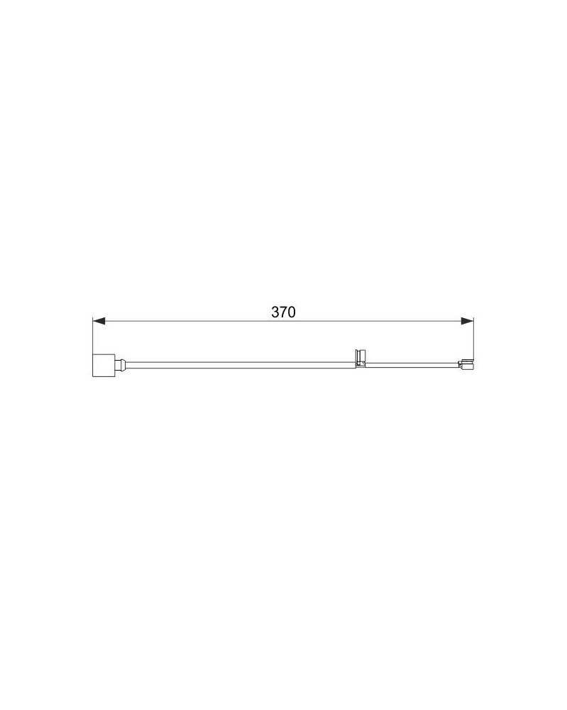 Contact d'avertissement, usure des plaquettes de f BOSCH Ref : 1 987 474 572 | Mongrossisteauto.com