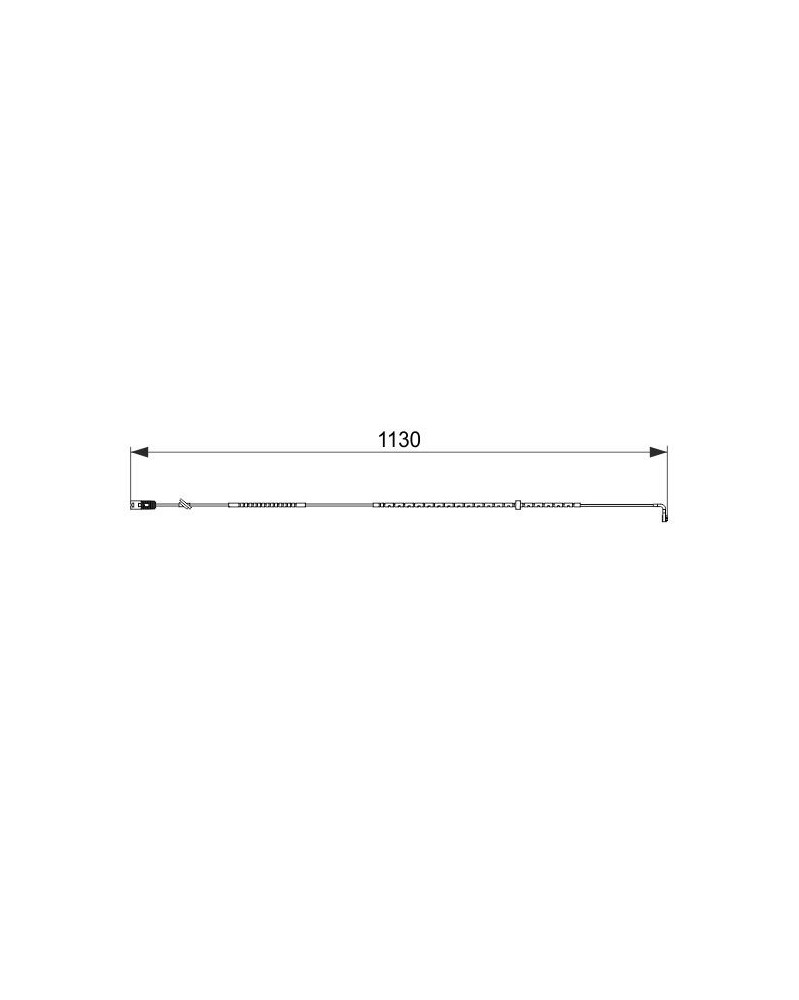 Contact d'avertissement, usure des plaquettes de f BOSCH Ref : 1 987 474 595 | Mongrossisteauto.com