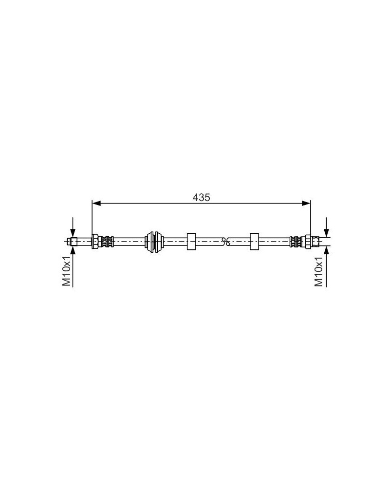 Flexible de frein BOSCH Ref : 1 987 476 415 | Mongrossisteauto.com