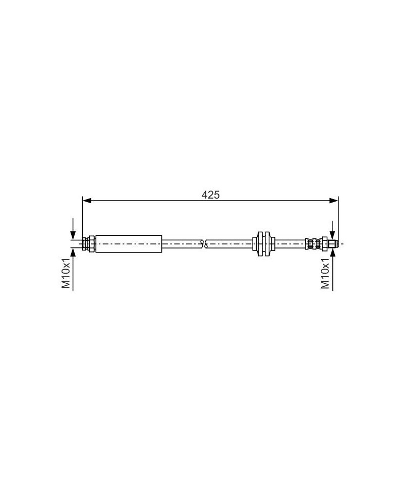 Flexible de frein BOSCH Ref : 1 987 476 451 | Mongrossisteauto.com