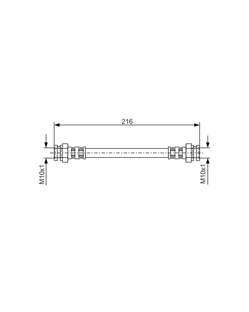 Flexible de frein BOSCH Ref : 1 987 476 529 | Mongrossisteauto.com