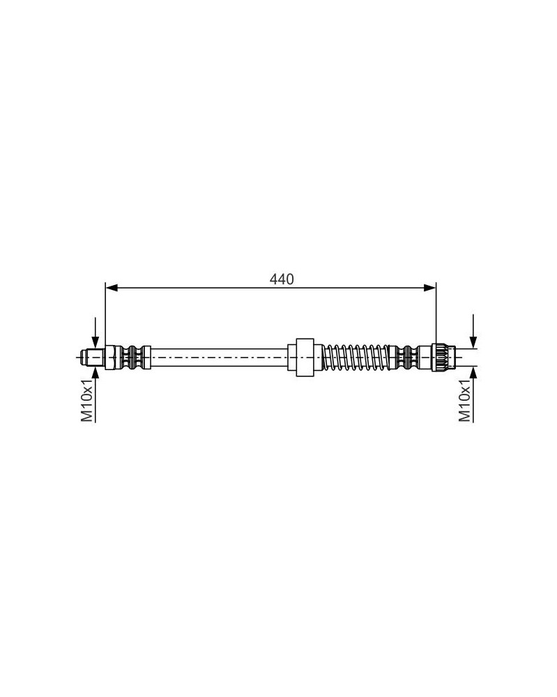 Flexible de frein BOSCH Ref : 1 987 476 651 | Mongrossisteauto.com