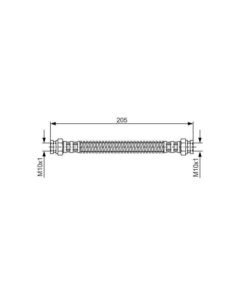 Flexible de frein BOSCH Ref : 1 987 476 686 | Mongrossisteauto.com