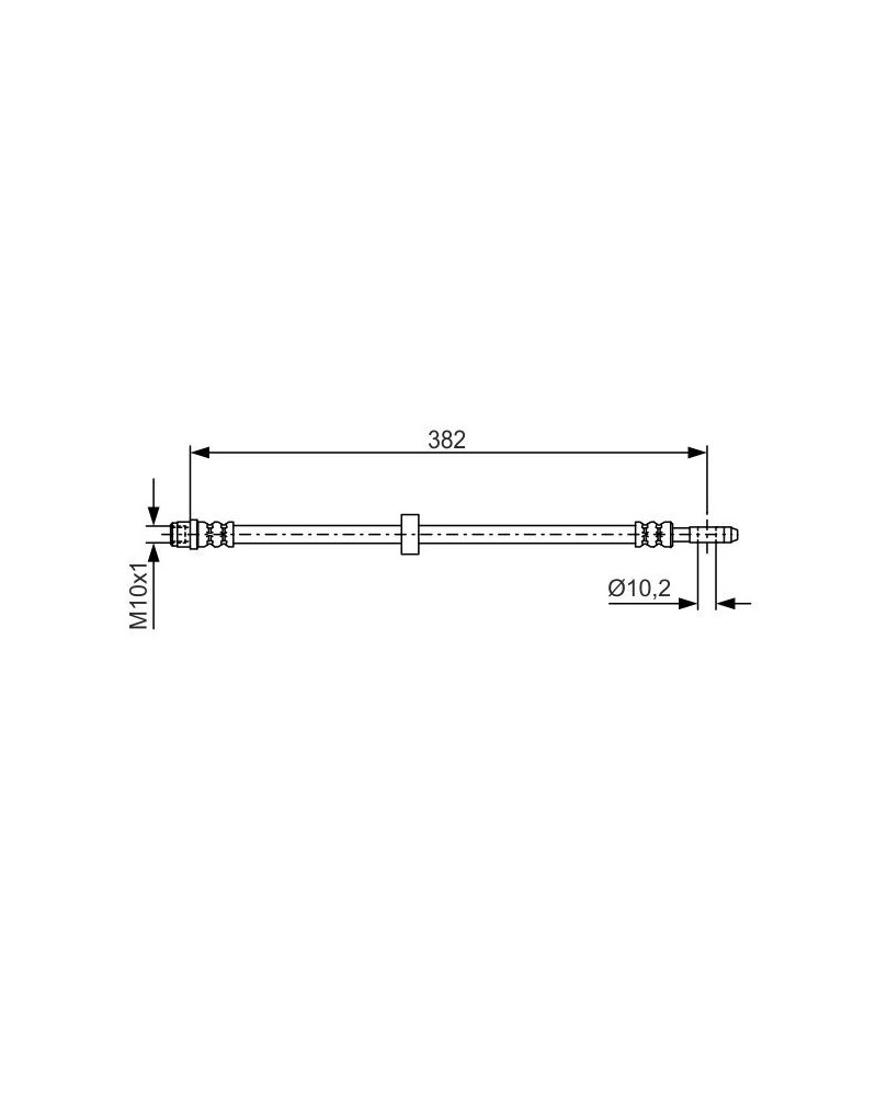 Flexible de frein BOSCH Ref : 1 987 476 696 | Mongrossisteauto.com