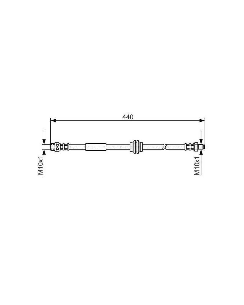 Flexible de frein BOSCH Ref : 1 987 476 808 | Mongrossisteauto.com