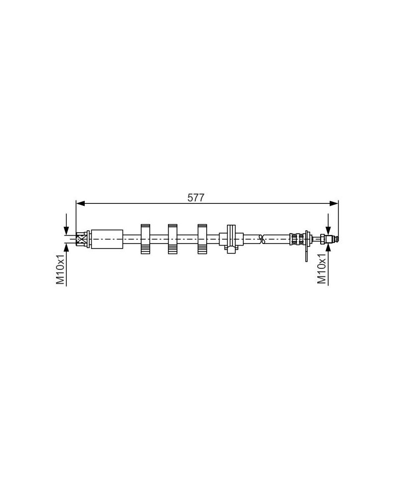 Flexible de frein BOSCH Ref : 1 987 476 810 | Mongrossisteauto.com