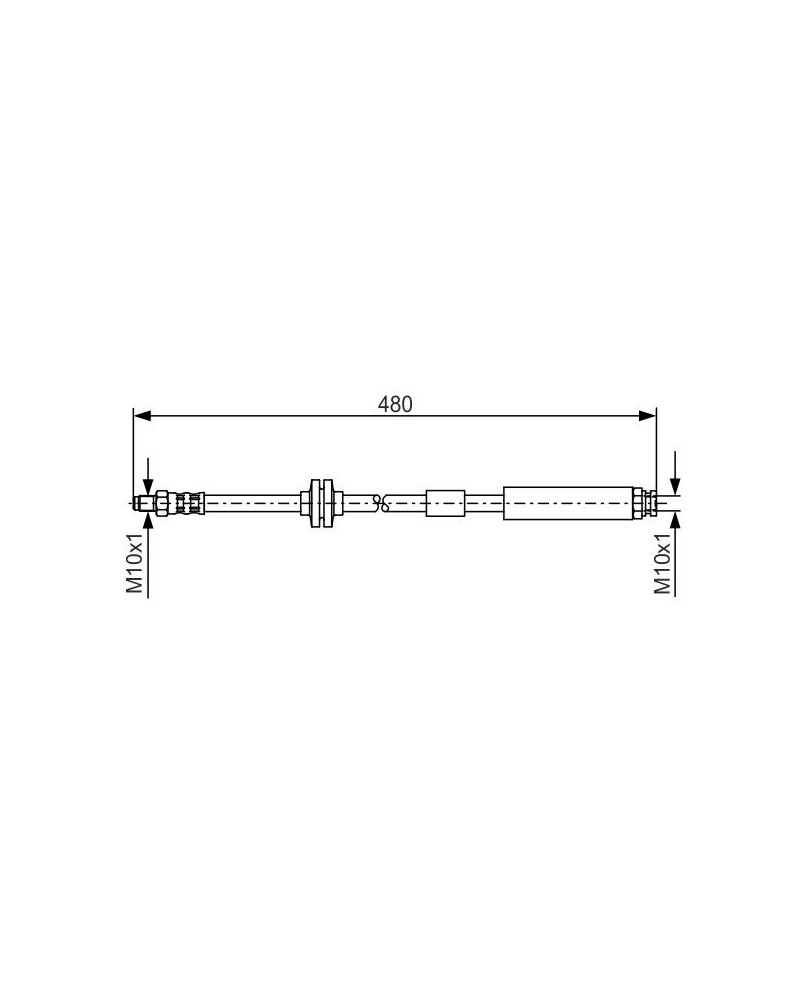 Flexible de frein BOSCH Ref : 1 987 476 824 | Mongrossisteauto.com