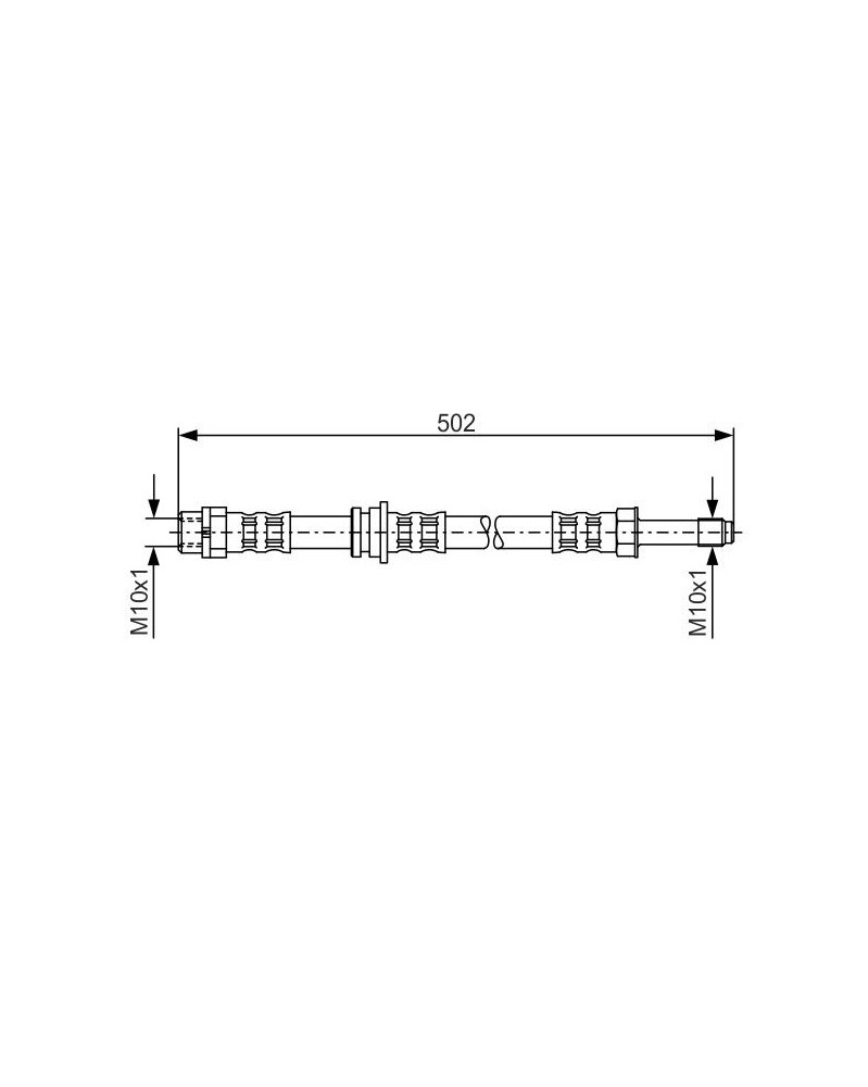 Flexible de frein BOSCH Ref : 1 987 476 971 | Mongrossisteauto.com