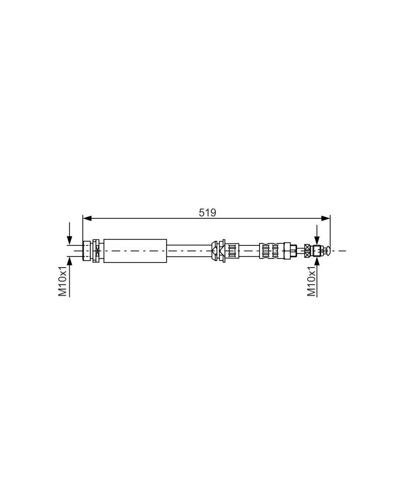 Flexible de frein BOSCH Ref : 1 987 476 993 | Mongrossisteauto.com