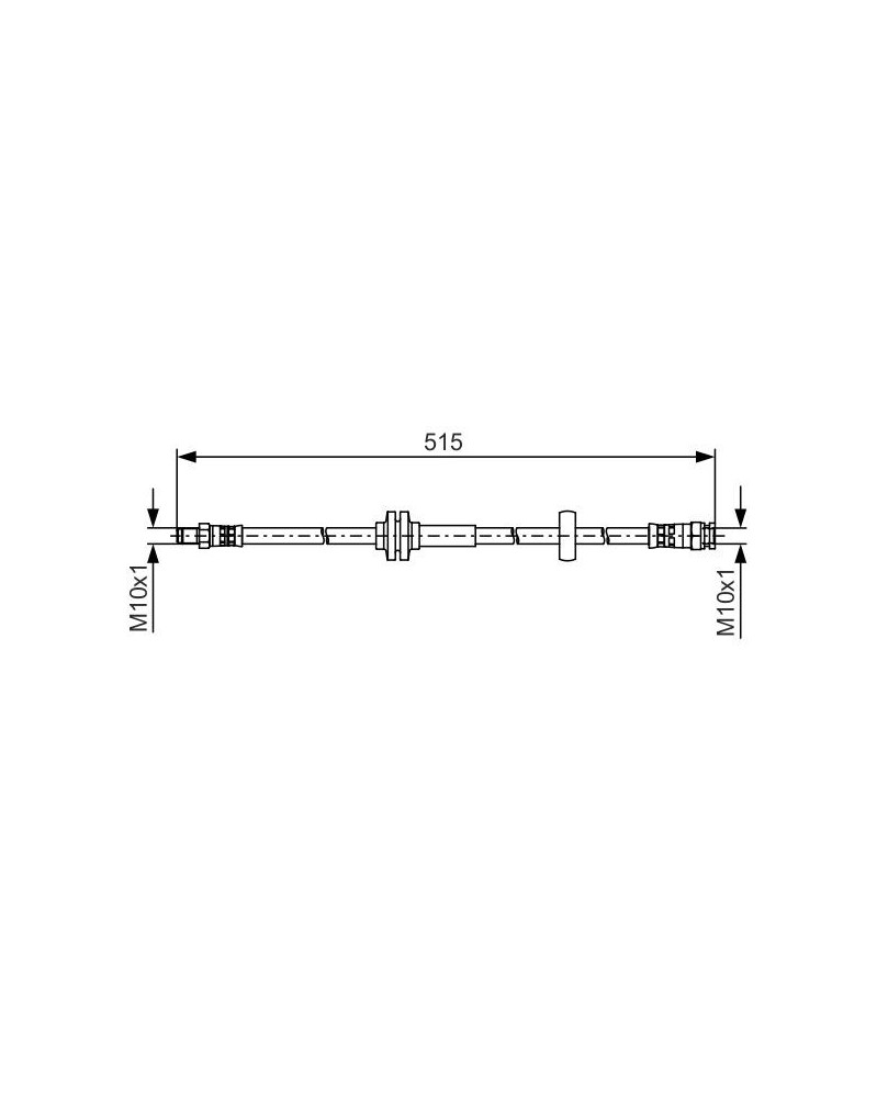 Flexible de frein BOSCH Ref : 1 987 481 482 | Mongrossisteauto.com