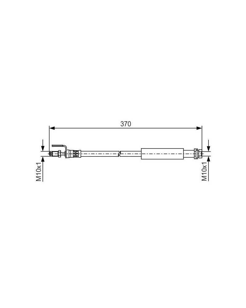 Flexible de frein BOSCH Ref : 1 987 481 487 | Mongrossisteauto.com