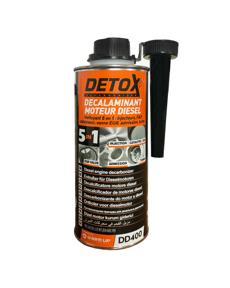 Décalaminant moteur diesel, Detox 5en1, 400ml - WarmUp | Mongrossisteauto.com