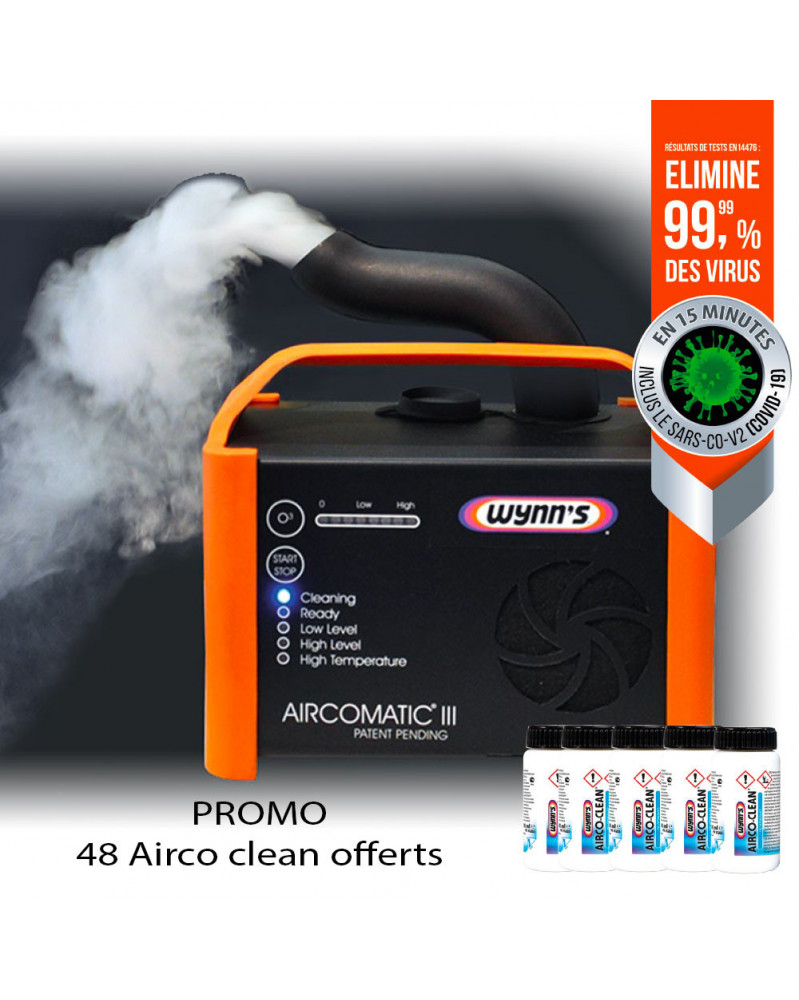 Pack Aircomatic III + 48 Aircoclean Offert - Wynn's | Mongrossisteauto.com Pack Aircomatic III + 48 Aircoclean Offert - Wynn's | Mongrossisteauto.com