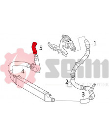 Gaine de suralimentation SEIM Ref : 981047 | Mongrossisteauto.com