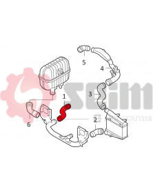 Gaine de suralimentation SEIM Ref : 981053 | Mongrossisteauto.com