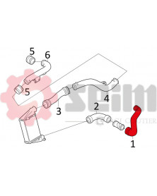 Gaine de suralimentation SEIM Ref : 981054 | Mongrossisteauto.com