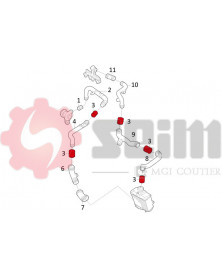 Gaine de suralimentation SEIM Ref : 981056 | Mongrossisteauto.com