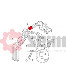 Gaine de suralimentation SEIM Ref : 981114 | Mongrossisteauto.com