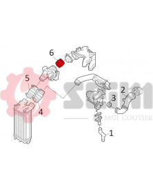 Gaine de suralimentation SEIM Ref : 981115 | Mongrossisteauto.com