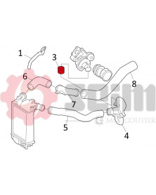 Gaine de suralimentation SEIM Ref : 981117 | Mongrossisteauto.com