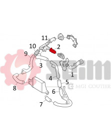 Gaine de suralimentation SEIM Ref : 981121 | Mongrossisteauto.com