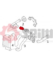 Gaine de suralimentation SEIM Ref : 981121 | Mongrossisteauto.com