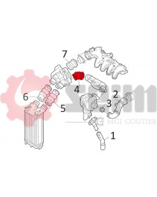 Gaine de suralimentation SEIM Ref : 981122 | Mongrossisteauto.com