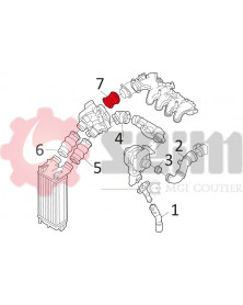 Gaine de suralimentation SEIM Ref : 981122 | Mongrossisteauto.com