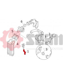 Gaine de suralimentation SEIM Ref : 981124 | Mongrossisteauto.com