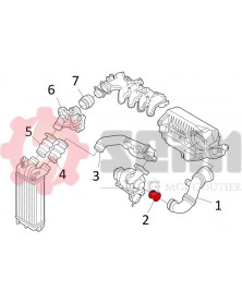 Gaine de suralimentation SEIM Ref : 981125 | Mongrossisteauto.com