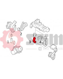 Gaine de suralimentation SEIM Ref : 981127 | Mongrossisteauto.com