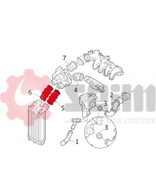 Gaine de suralimentation SEIM Ref : 981131 | Mongrossisteauto.com