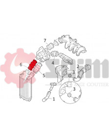 Gaine de suralimentation SEIM Ref : 981135 | Mongrossisteauto.com