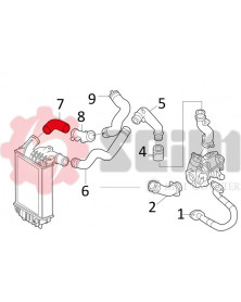 Gaine de suralimentation SEIM Ref : 981158 | Mongrossisteauto.com