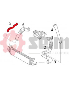 Gaine de suralimentation SEIM Ref : 981231 | Mongrossisteauto.com