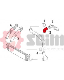 Gaine de suralimentation SEIM Ref : 981237 | Mongrossisteauto.com